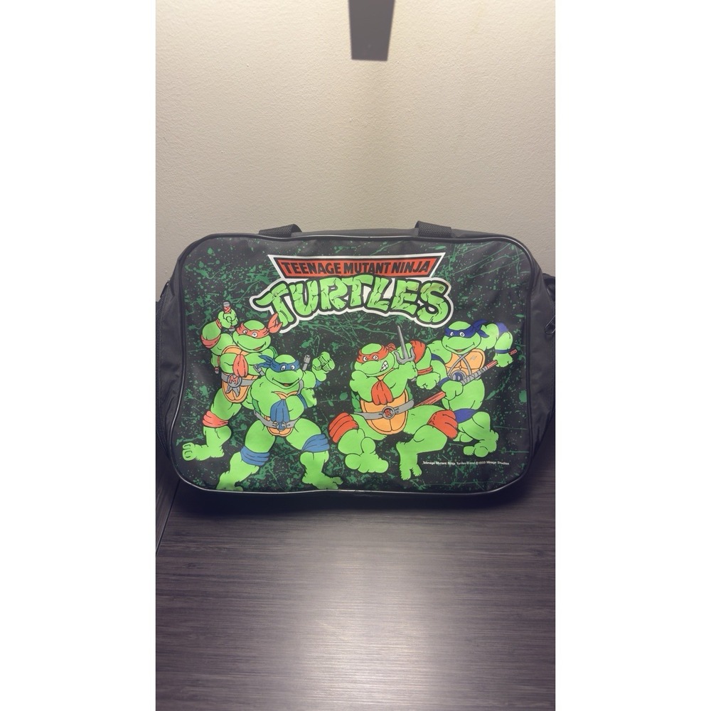 80s Teenage Mutant Ninja Turtles 1989 Vintage Duffle‎ Bag TMNT